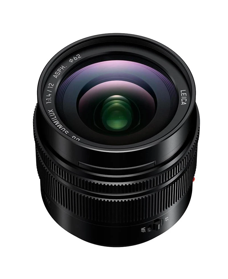 Panasonic Lumix G Leica Dg Summilux 12mm f/1.4 Aspherical Lens for Micro Four Thirds, Black