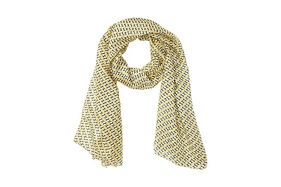 Olsen 100% Silk Geo Print Scarf