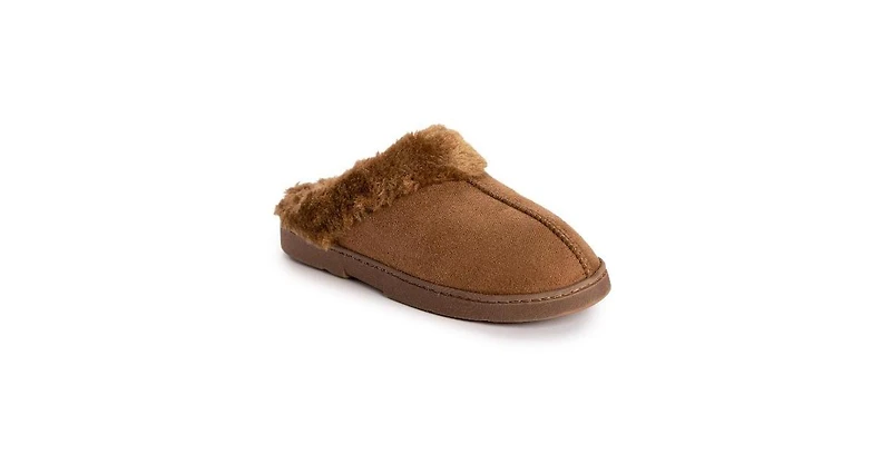 Muk Luks Women's Faux Suede Clog Slippers