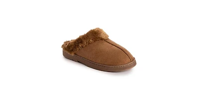 Muk Luks Women's Faux Suede Clog Slippers