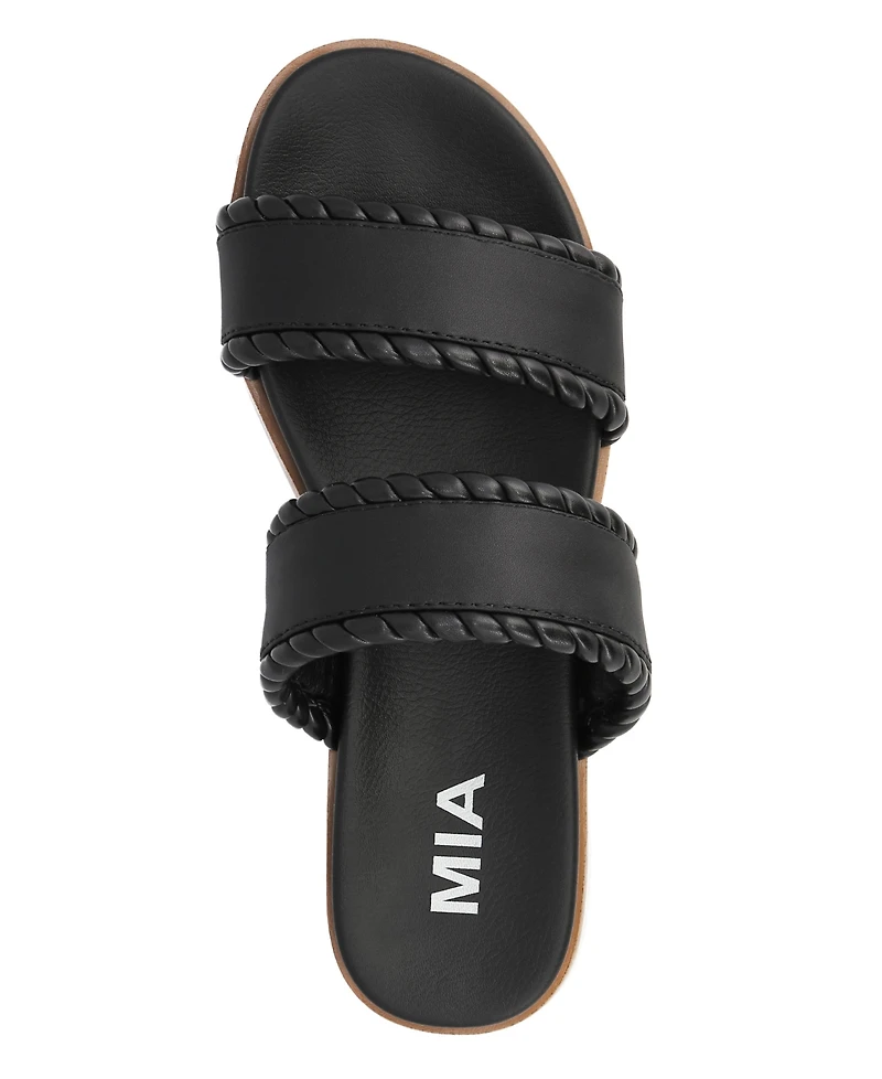 Mia Women's Vada Slide Round Toe Sandals