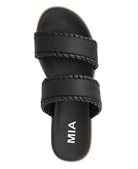 Mia Women's Vada Slide Round Toe Sandals