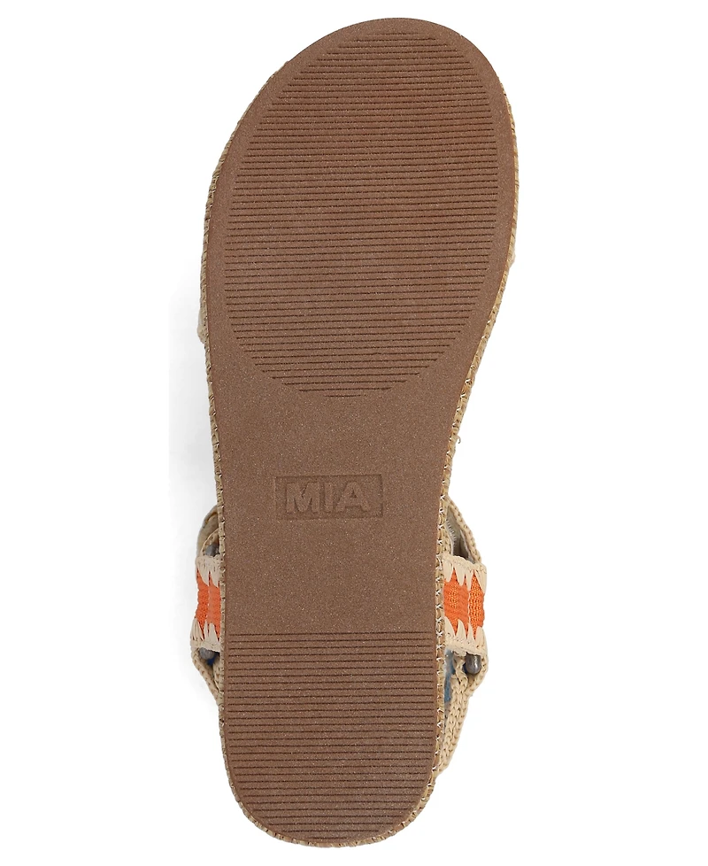 Mia Women's Malti Flatform Round Toe Sandals