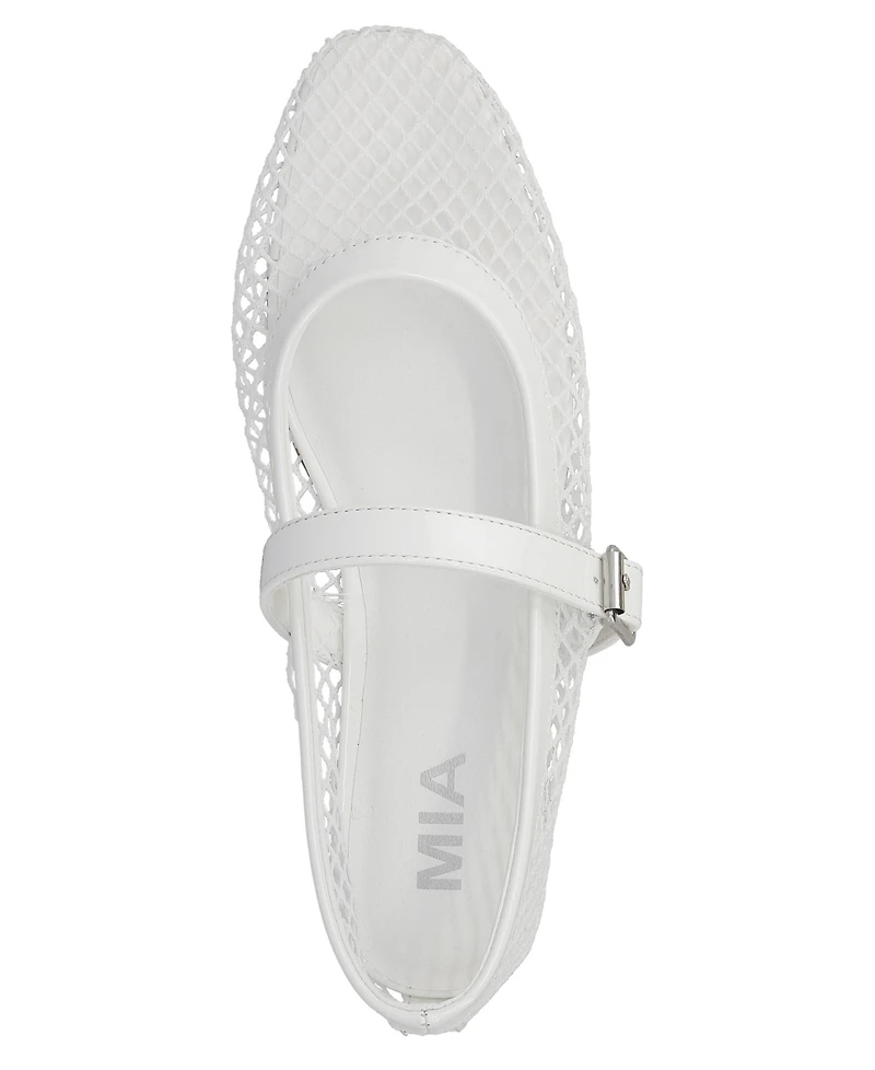 Mia Women's Rayza Mary-Jane Round Toe Flats