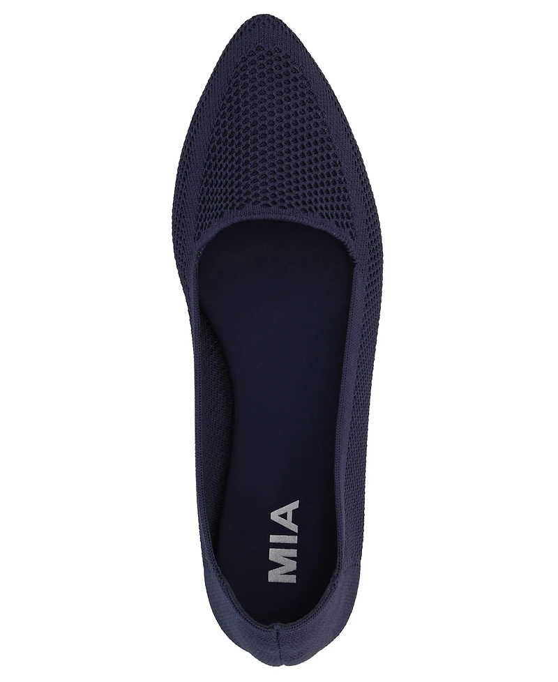 Mia Women's Corrine Ballet Knit Flats