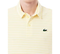 Lacoste Men's Short Sleeve Striped Performance Polo Shirt - Kba