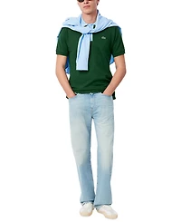 Lacoste Men's Classic Fit Petit Pique Short Sleeve Polo Shirt - DQA
