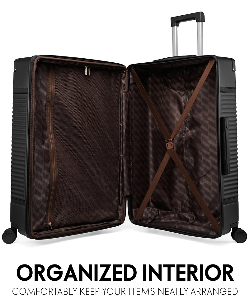 Elle Belleville 3-Piece Expandable Retro Spinner Luggage Set