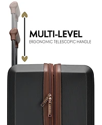 Elle Luxe Journey 3-Piece Expandable Retro Spinner Luggage Set