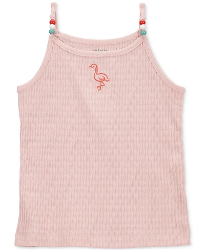 Carter's Toddler Girls Flamingo Ribbed Tank Top