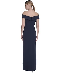 Eliza J Women's Off-The-Shoulder Crepe Gown