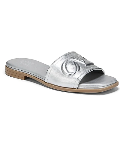 Naturalizer Women's Genevieve Open Square Toe Slide Sandals
