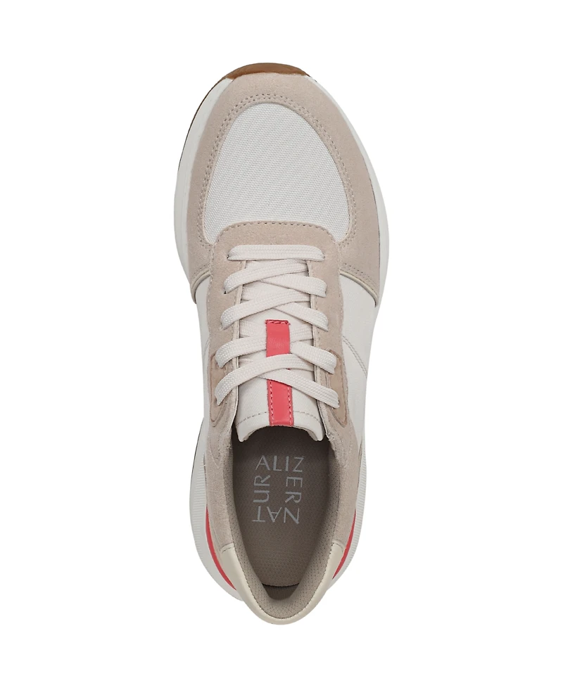 Naturalizer Women's Blossom Round Toe Lace Up Wedge Sneakers