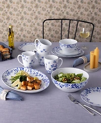 Noritake Bloomington Road 8.25" Set of 4 Salad Plates, Service for