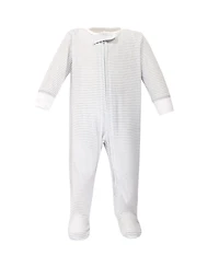Hudson Baby Boys Premature Soft Cotton Romper for Playtime & Naps