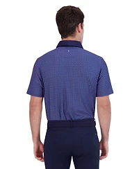 Ben Sherman Men's Golf Retro Geo Sports Fit Polo Shirt