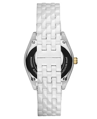 Mvmt Women's Rise Boyfriend White Ceramic Bracelet Watch, 36mm