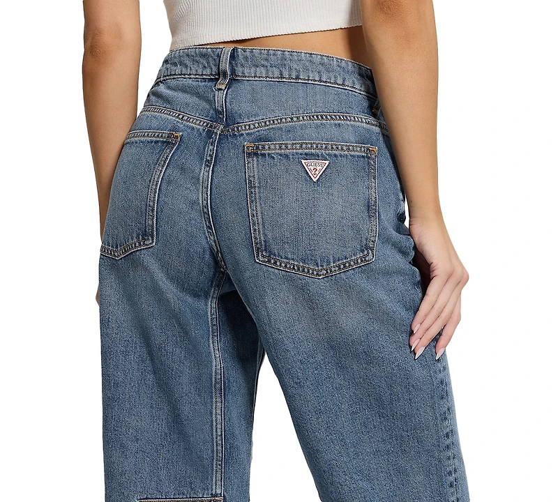 Guess Women's High-Rise Relaxed Barrel-Fit Jeans