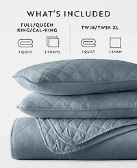 ienjoy Home Diamond Stitch 2-Pc. Lightweight Quilt Set, Twin/Twin Xl