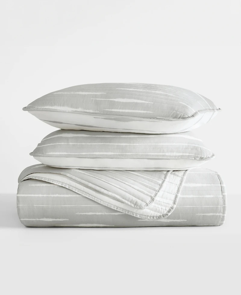ienjoy Home Horizon Lines Reversible -Pc. Lightweight Quilt Set