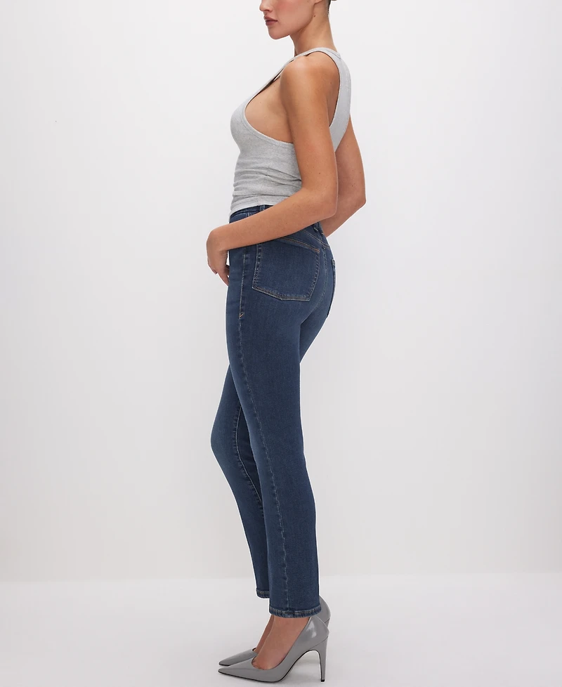 Good American Women's Legs Straight Jeans