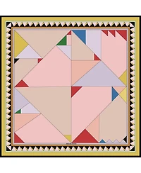 Jessie Zhao New York Double Sided Wool Silk Scarf In Color Recombination