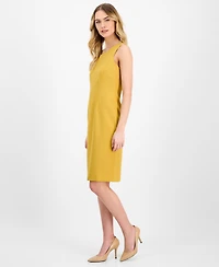 Le Suit Women's Shawl-Collar Jacket & Sleeveless Dress Suit Set, Regular & Petite