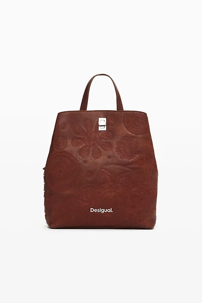 Desigual Women's Embroidered flower backpack