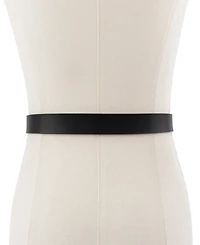 Michael Kors 25mm Double Ring Leather Belt