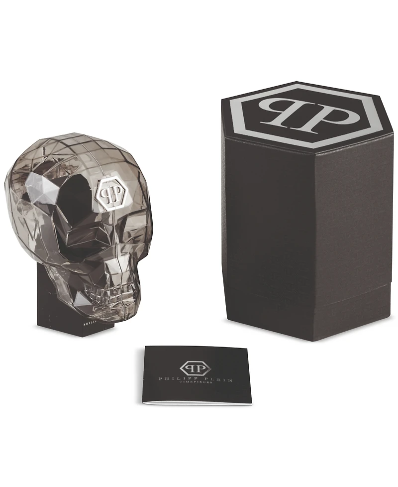 Philipp Plein Men's Underdog Black Silicone Strap Watch 44mm