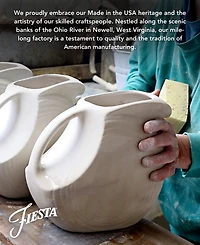 Fiesta Linen 4-Piece Sugar Bowl And Creamer Set w/ Tray