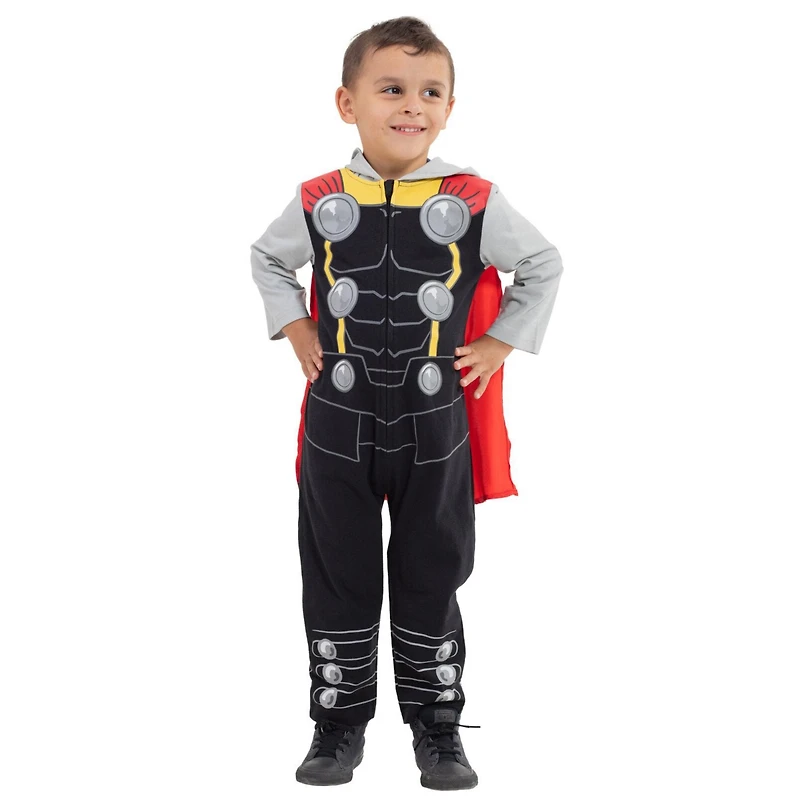 Marvel Avengers Captain America Iron Man Zip Up Cosplay Coverall