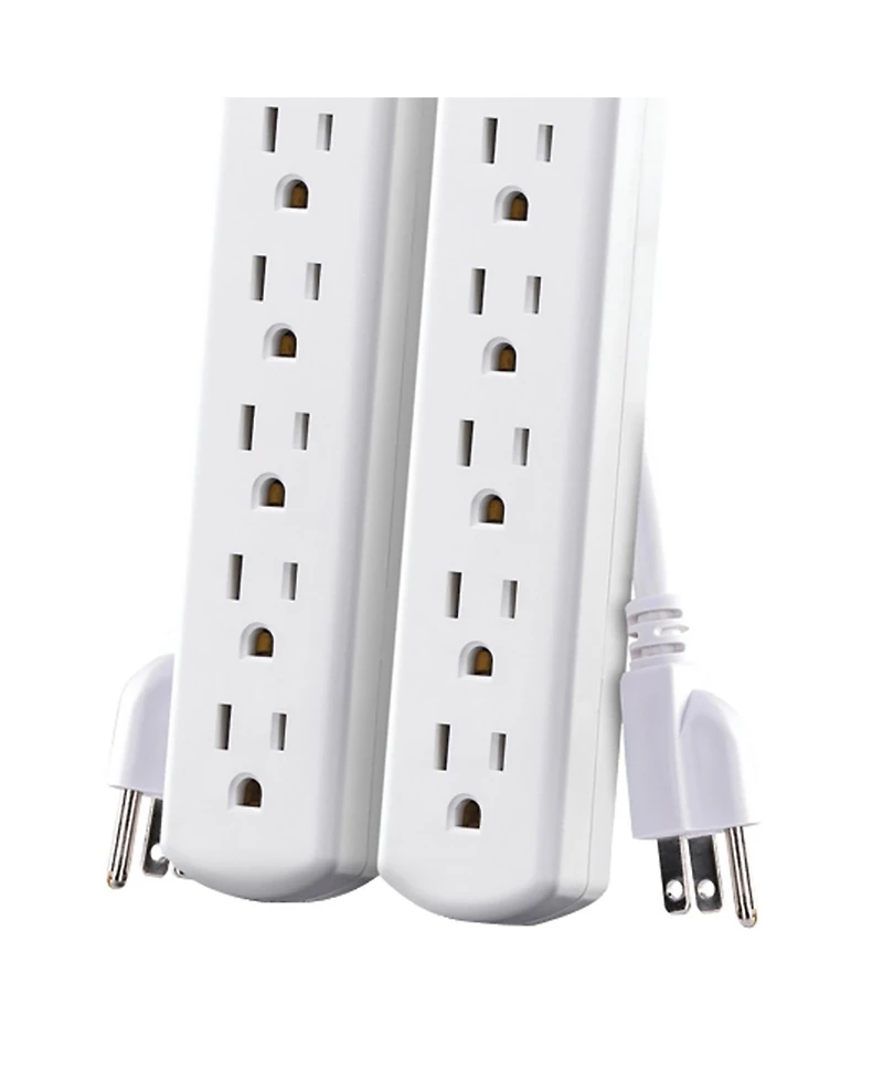 Power Strip Twin Pack - White