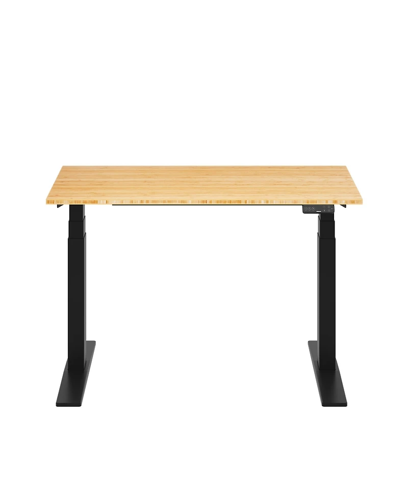 Flexispot E7-commercial W Electric Adjustable Standing Desk, Bamboo Top