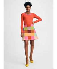 Isaac Mizrahi Women's Patchwork Skirt