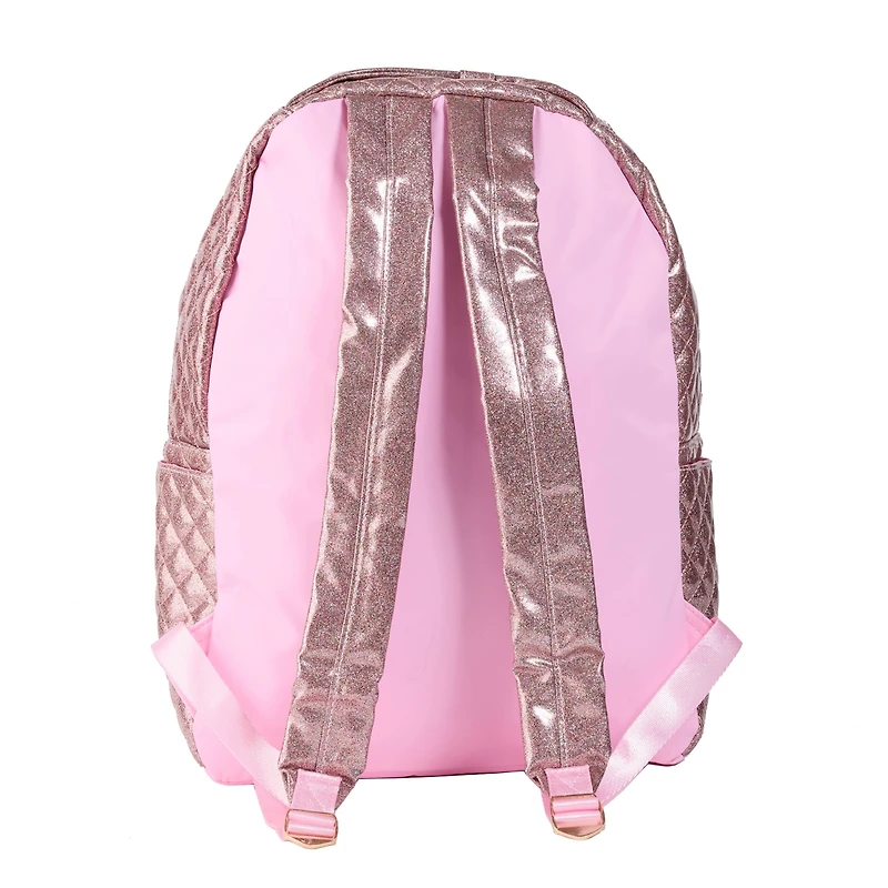 Packed Party Pink Glitter Backpack