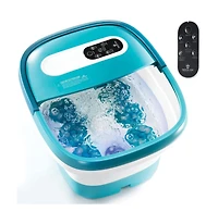 Foot Spa With Heat And Massage Electric Rotary Massage Includes A Remote Control A Pumice Stone Collapsible Foot Spa With Heat And Massage Bubbles and