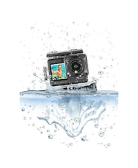 Minolta MNX5K1 5K Ultra Hd Action Camera, Black