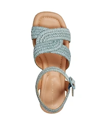 Marc Fisher Ltd Women's Payley Woven High Platform Wedge Sandals