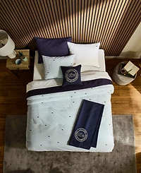 Lacoste Home Pinstripe Croc Cotton -Pc. Comforter Set
