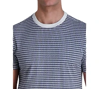 Karl Lagerfeld Paris Men's Houndstooth T-Shirt