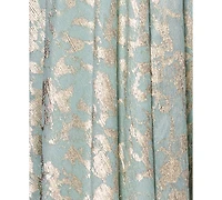 Betsy & Adam Petite V-Neck Long-Sleeve A-Line Gown