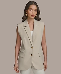 Donna Karan New York Women's Two-Button Vest