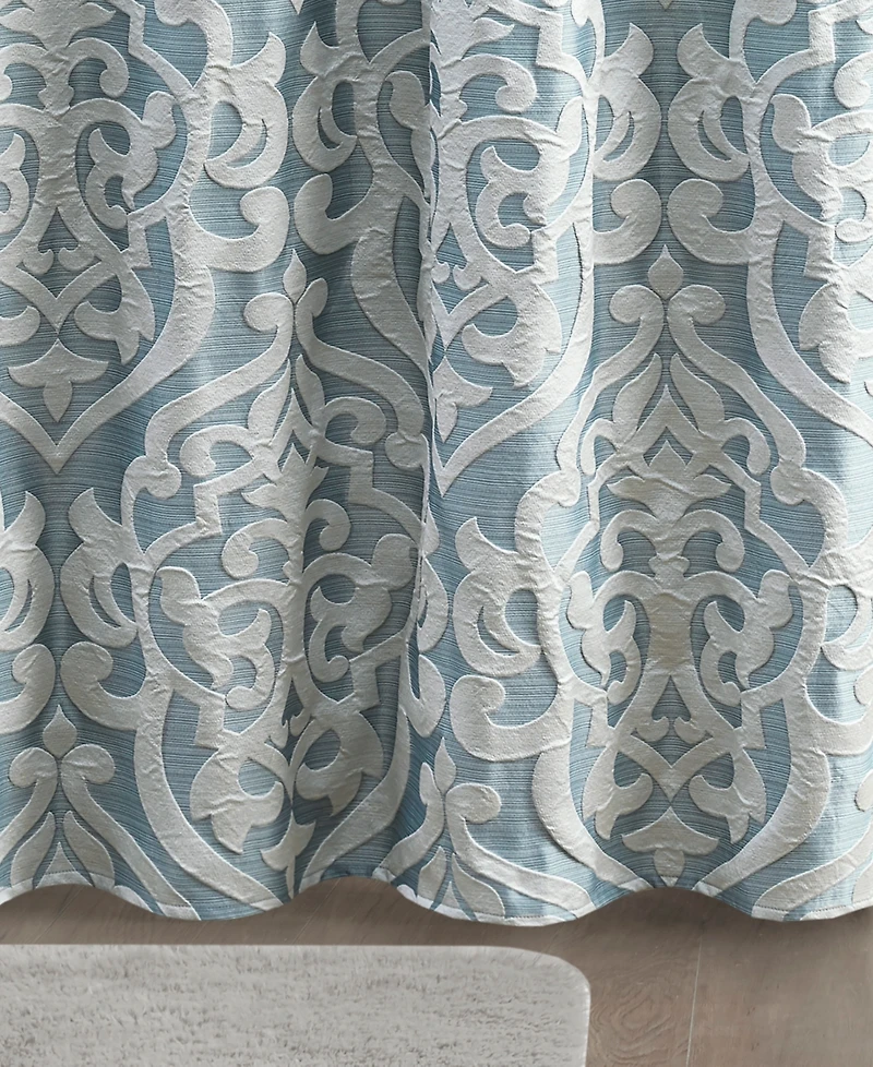 Madison Park Odette Jacquard Shower Curtain, 72" x