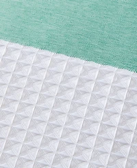 Madison Park Spa Waffle 3M-Scotchgard Shower Curtain, 72" x