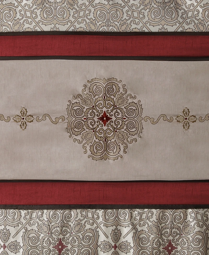 Madison Park Donovan Embroidered Shower Curtain, 72" x 72"