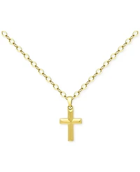 Giani Bernini Cross Pendant Necklace 18k Gold-Plated Sterling Silver (also Silver), 16" + 2" extender, Exclusively at Macy's