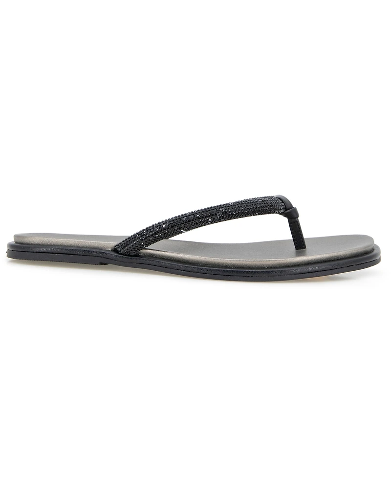 Kenneth Cole Reaction Women's Wynwood Crystal Strap Flat Sandals
