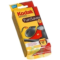 Kodak Kodak Fun Saver 35mm One-Time-Use Disposable Camera with Flash, 27 Exposures 6-pack With Slinger Camera Bag
