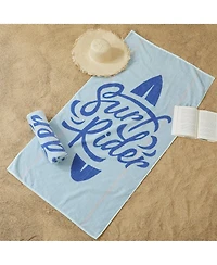 Linery & Co. 100% Cotton Jacquard 2 Pack Summer Beach Towels